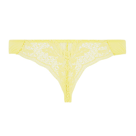 شورت لامبادا نخی توری رنگ زرد مدل lingerie 