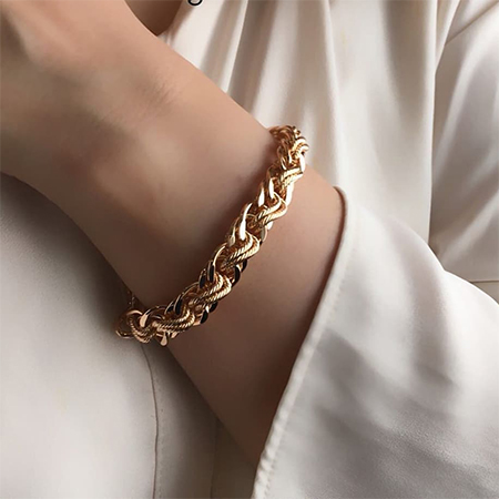 دستبند طرح طلا ژوپینگ