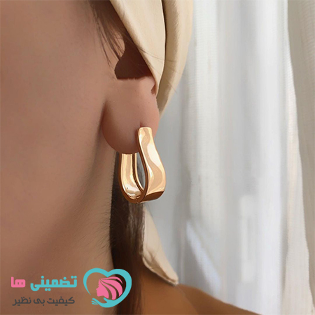 گوشواره طرح طلای برند ژوپینگ